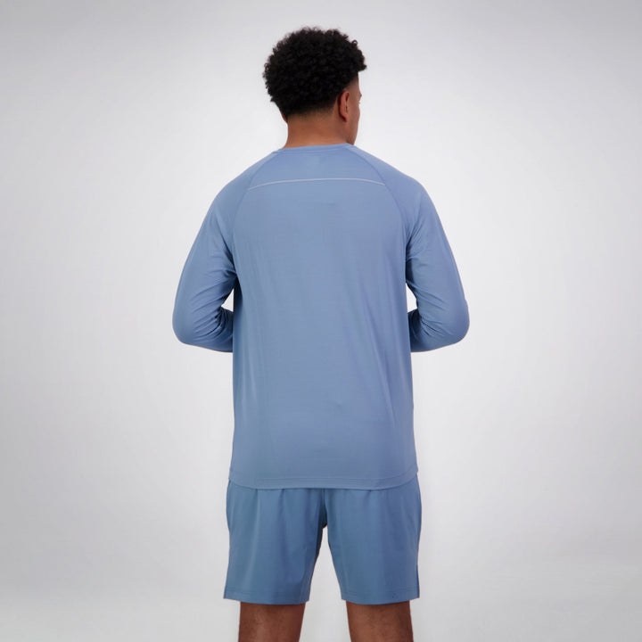 Canterbury Men's Tempo+ Longsleeve Training T-Shirt Blue