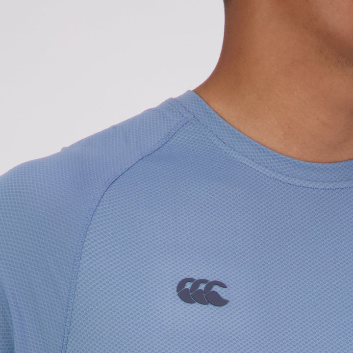 Canterbury Men's Tempo+ Longsleeve Training T-Shirt Blue