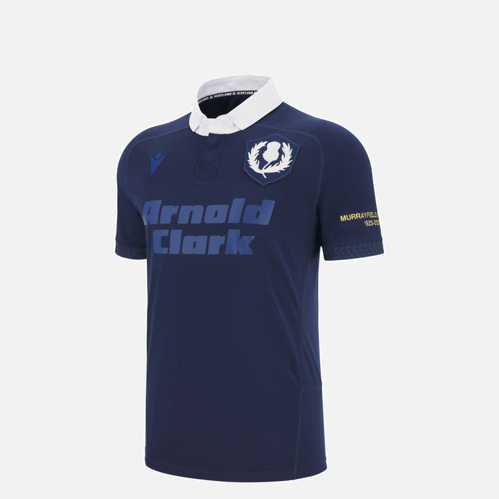 Macron Scotland Rugby Murrayfield 100 Replica Shirt Kids