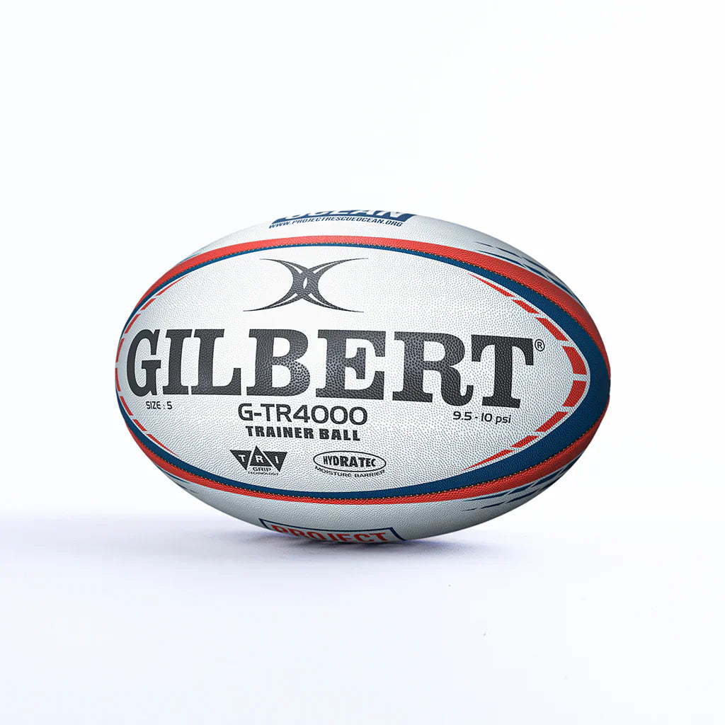 Gilbert Project Rescue Ocean G-TR4000 Training Rugby Ball Size 5