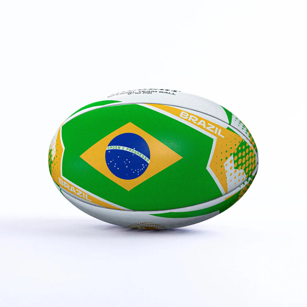 Ballon de rugby Gilbert WRWC 2025 Brésil Taille 5