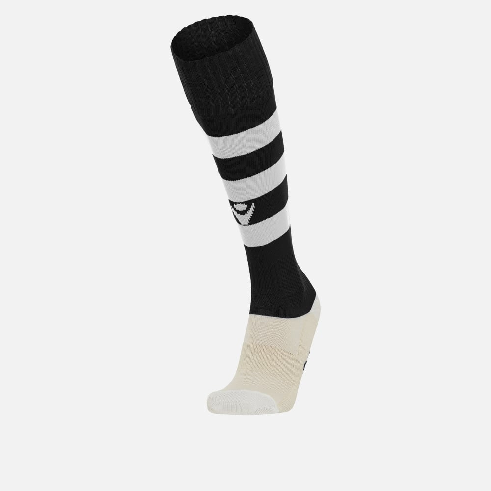 Macron Hoops Rugby Socks Black/White