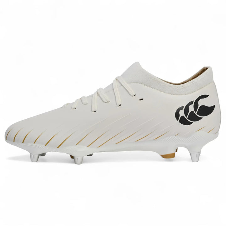 Canterbury Speed Falcon Pro SG Rugby Boots White