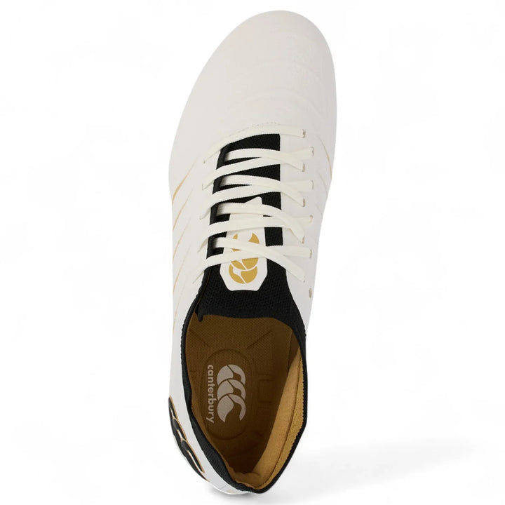 Canterbury Phoenix 2.0 Elite SG Rugby Boots White