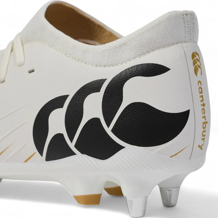 Canterbury Speed Falcon Pro SG Rugby Boots White