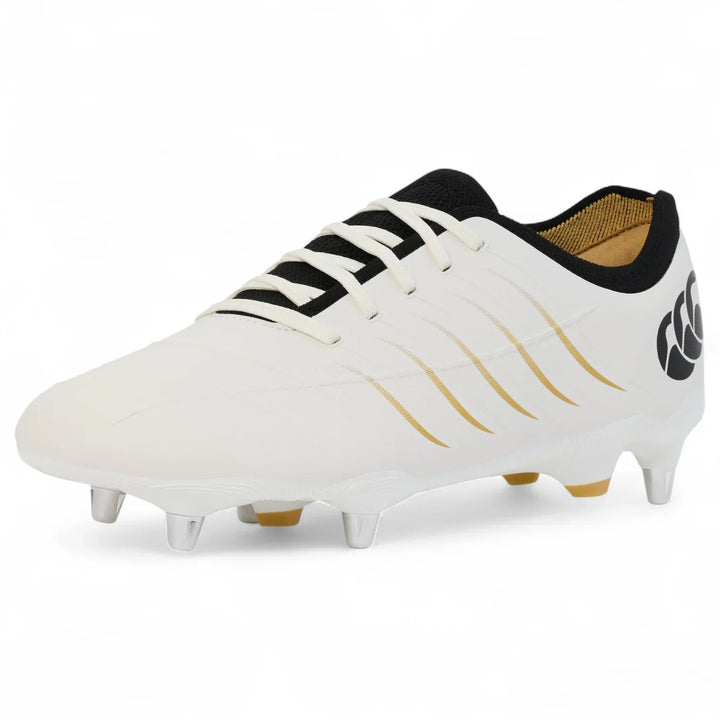 Canterbury Phoenix 2.0 Pro SG Rugby Boots White