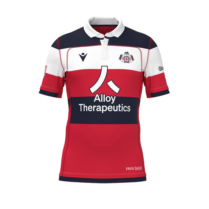 Macron New England Free Jacks 2025 Replica Away Shirt Men