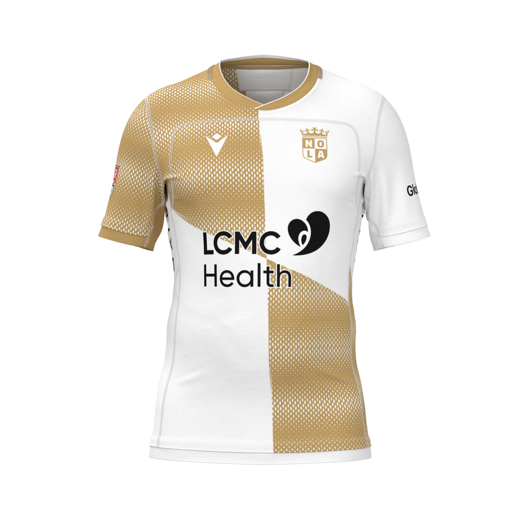 Macron Nola Gold 2025 Replica Home Shirt Men