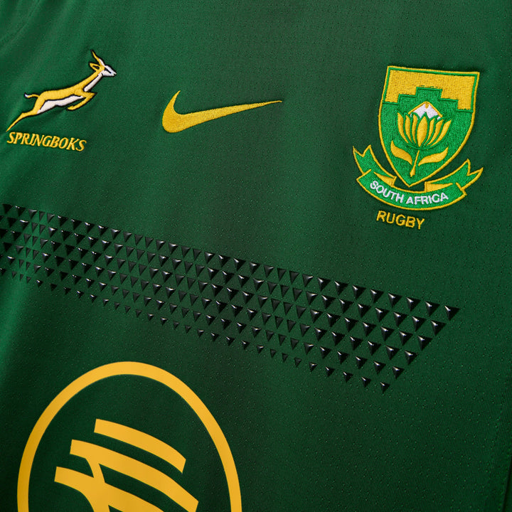 Nike Springboks Men's Match Replica Rugby Shirt Home Gorge Green
