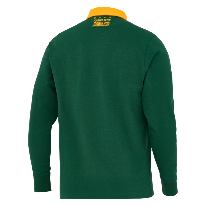 Nike Springboks Men's Long Sleeve Rugby Shirt Home Gorge Green