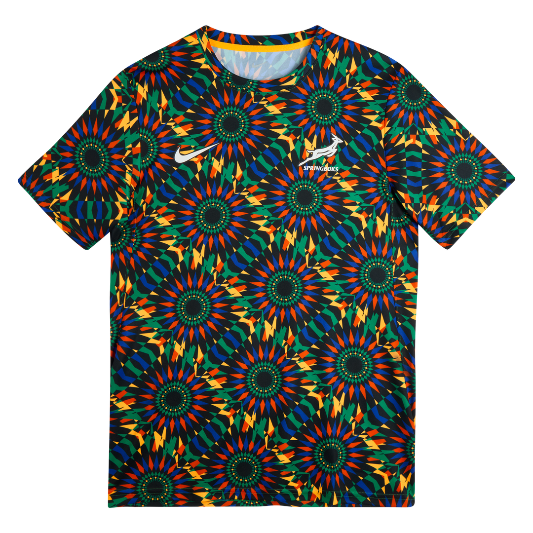 Maglia da rugby pre-partita Nike Springboks da uomo