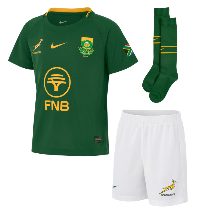 Nike Springboks Little Kids Stadium Home Kit Gorge Green