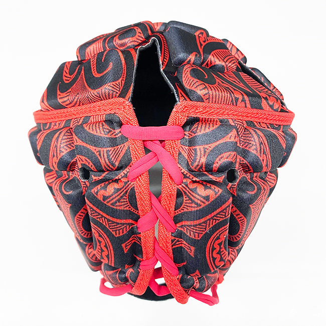 Impact Rugby Kiwi Black/Red Headguard