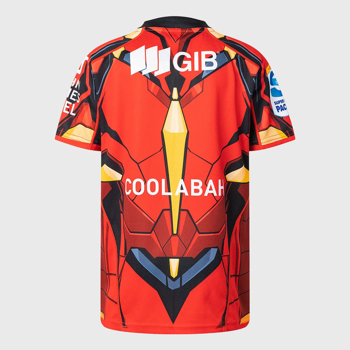 Classic Crusaders Iron Man Replica Rugby Shirt Kids