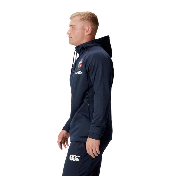Canterbury British & Irish Lions 1/4 Zip Hoodie Dark Blue Men