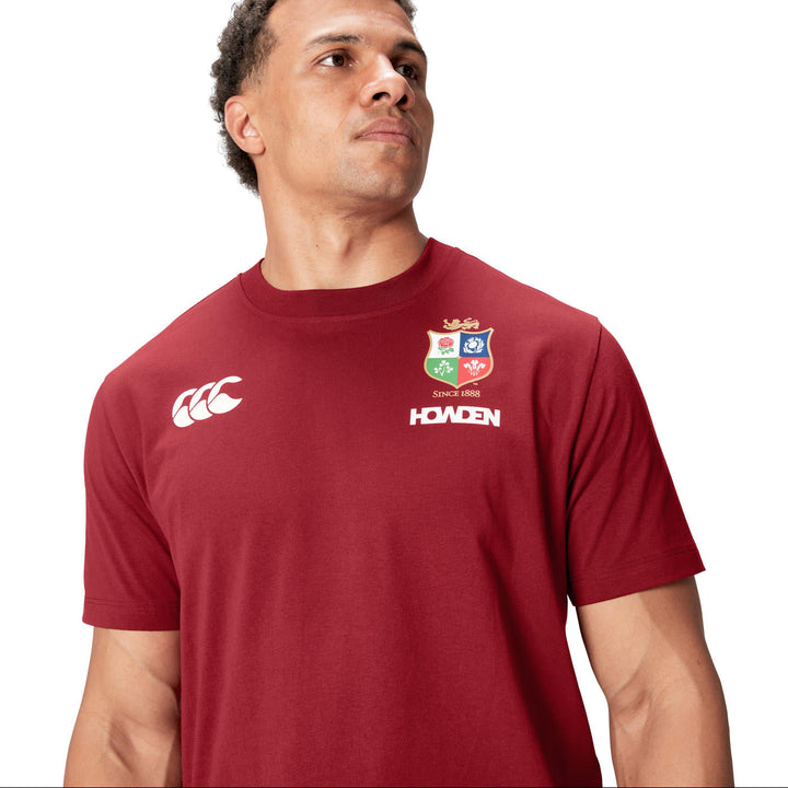 Canterbury British & Irish Lions Men's Cotton T-Shirt Red
