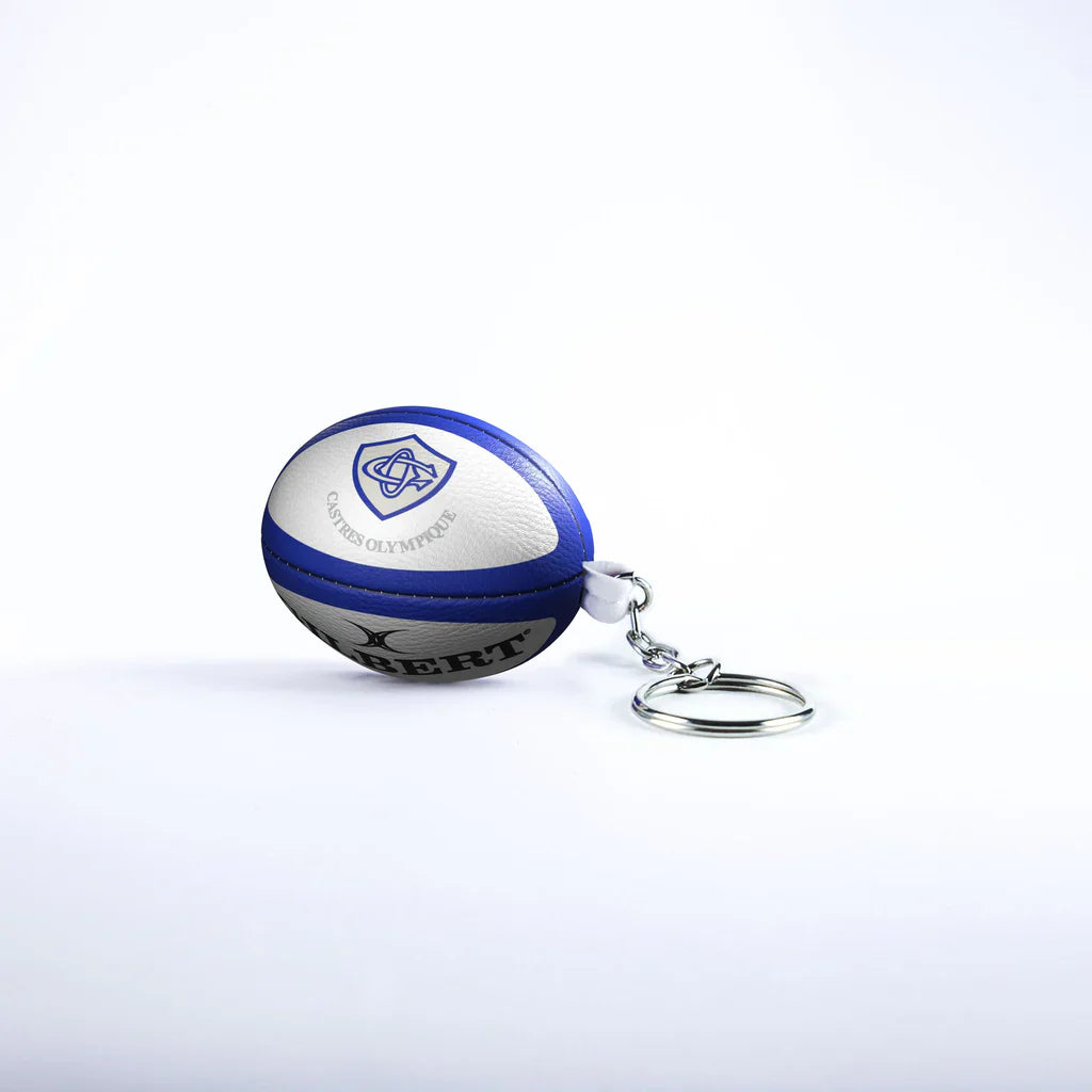 Gilbert Castres Olympique Rugby Ball Keyring