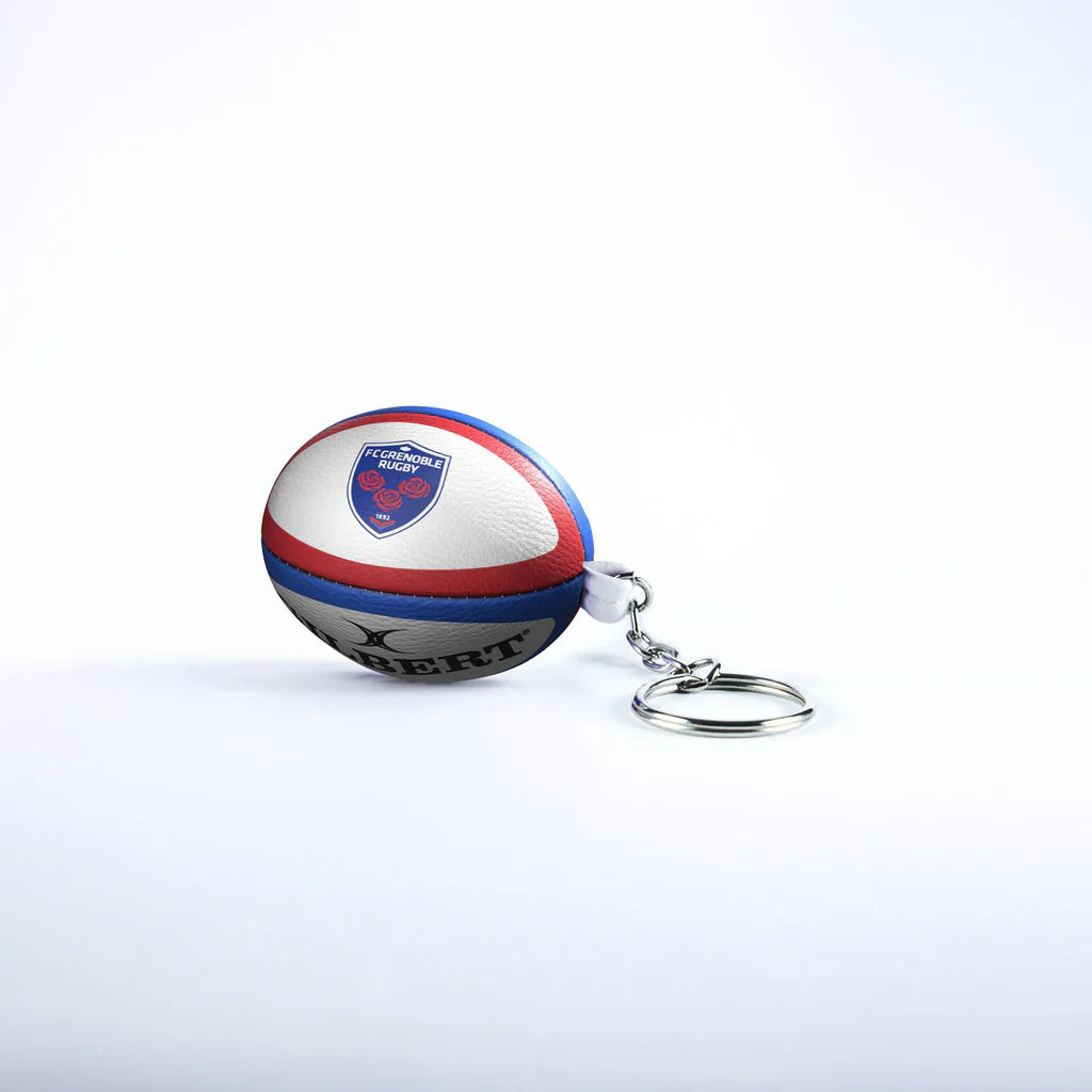 Gilbert FC Grenoble Rugby Ball Keyring