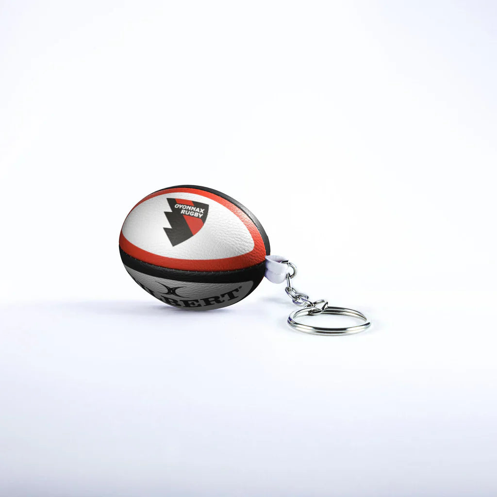 Gilbert Oyonnax Rugby Ball Keyring