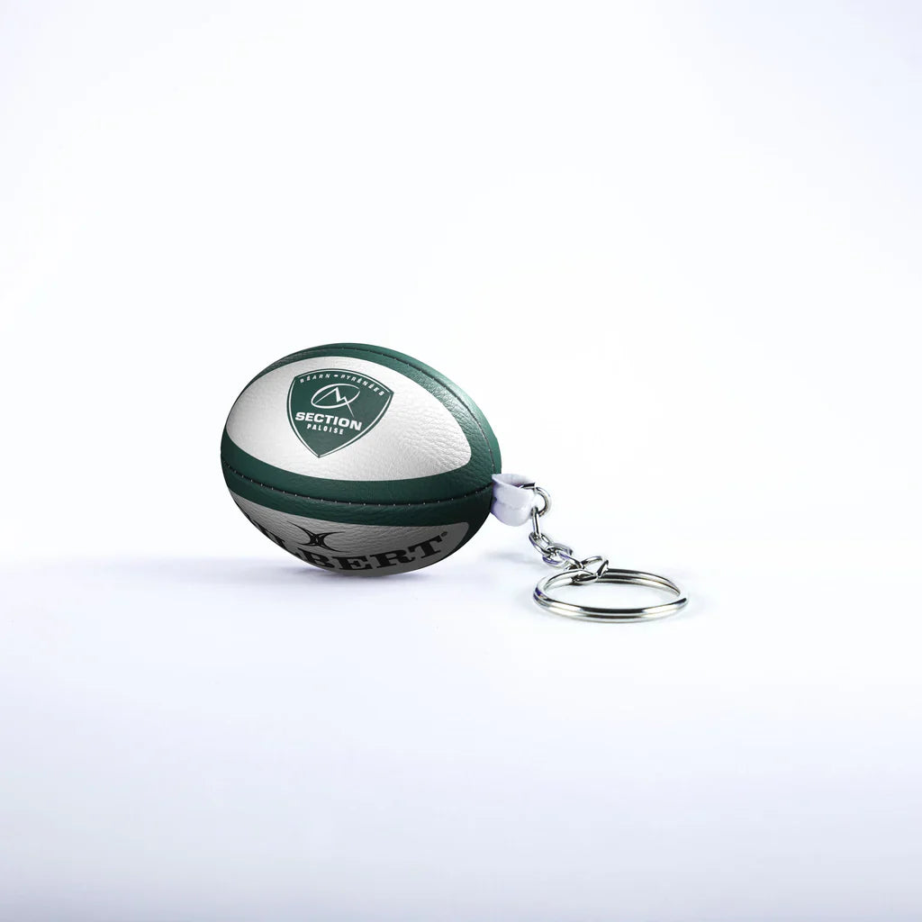 Gilbert Section Paloise Rugby Ball Keyring