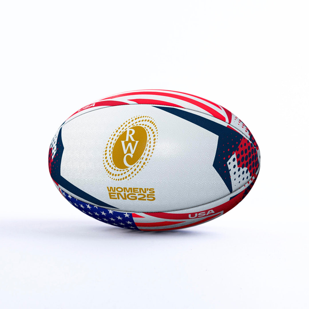 Gilbert RWC 2025 USA Team Rugby Ball Size 5