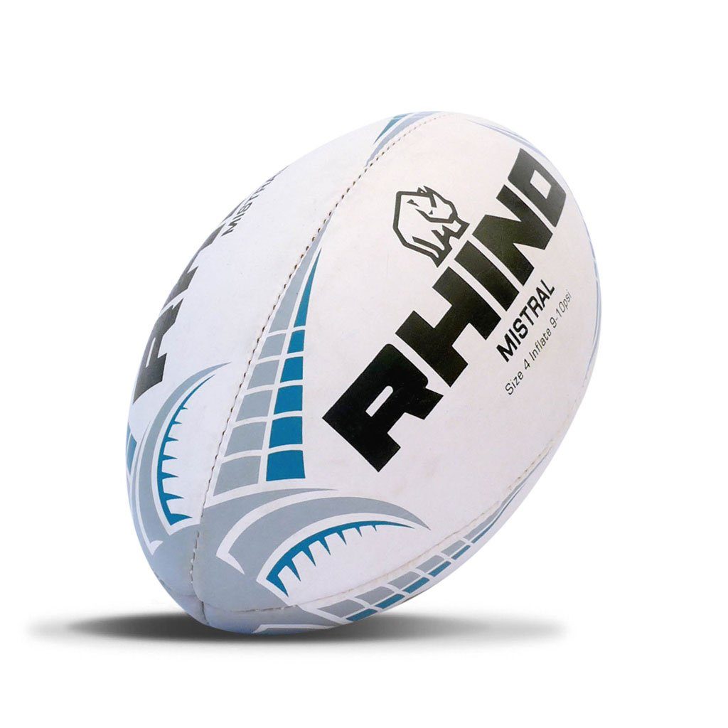Rhino Mistral Gladde Rugbybal Maat 4