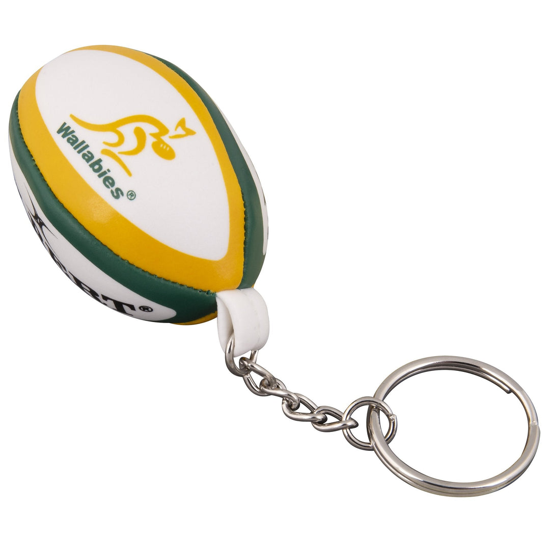 Gilbert Australia Rugby Ball Keyring