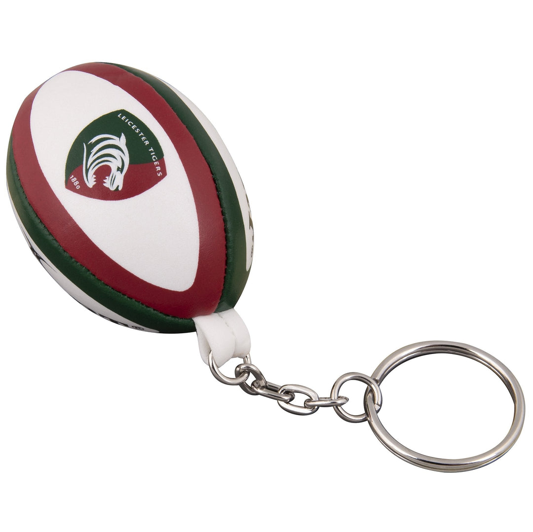Gilbert Leicester Tigers Rugby Ball Keyring