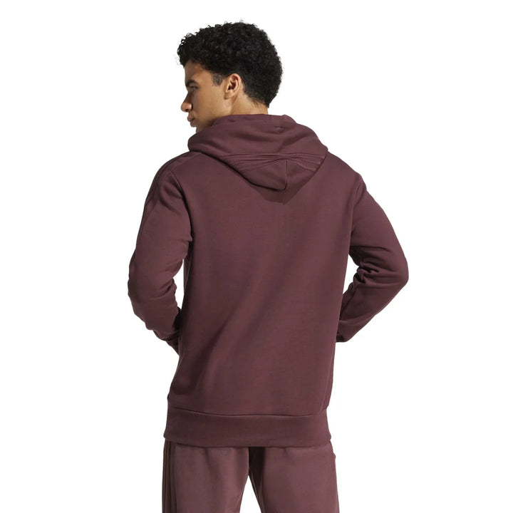 adidas All Blacks Men’s Fanwear Hoodie Aurora Ruby
