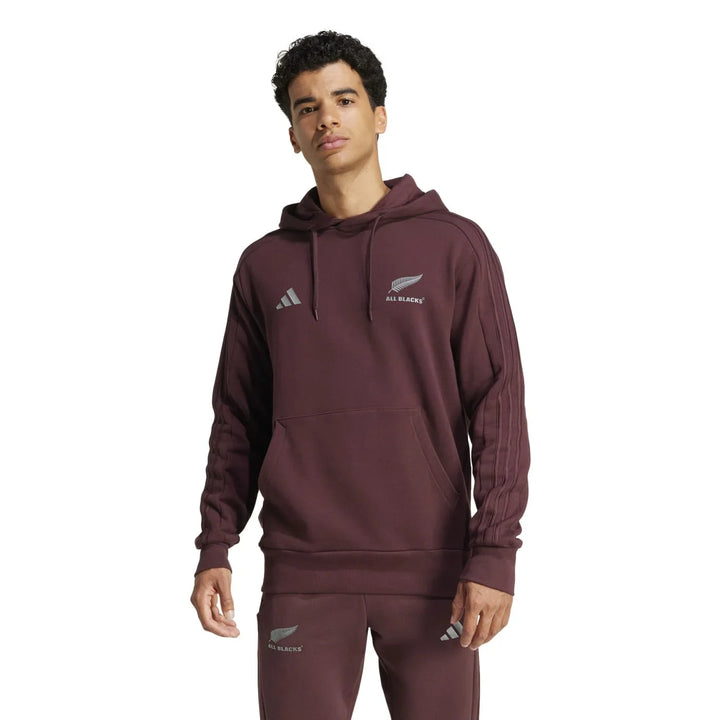 adidas All Blacks Men’s Fanwear Hoodie Aurora Ruby