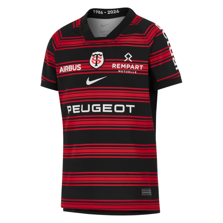 Nike Stade Toulousain Home Replica Rugby Shirt 2025/26 Kids