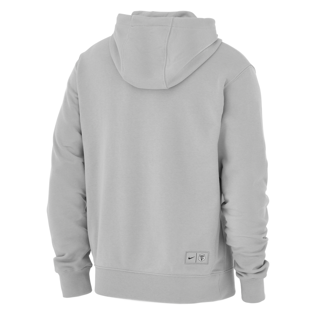 Felpa con cappuccio Nike Stade Toulousain Premium grigia unisex