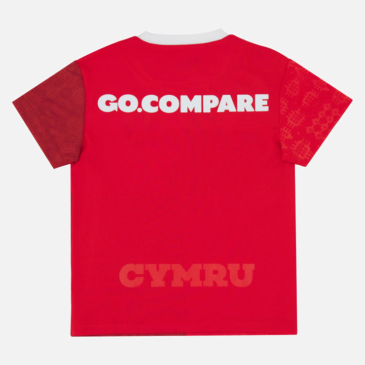 Macron Wales Rugby Replica Home Shirt 2025/26 Kids