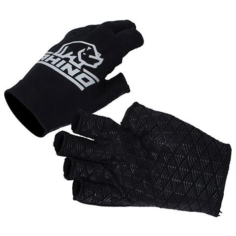 Rhino Half-Finger Gloves Black