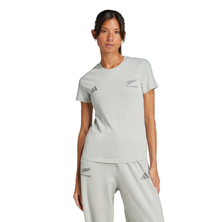 adidas All Blacks Women's Rugby T-shirt Silver