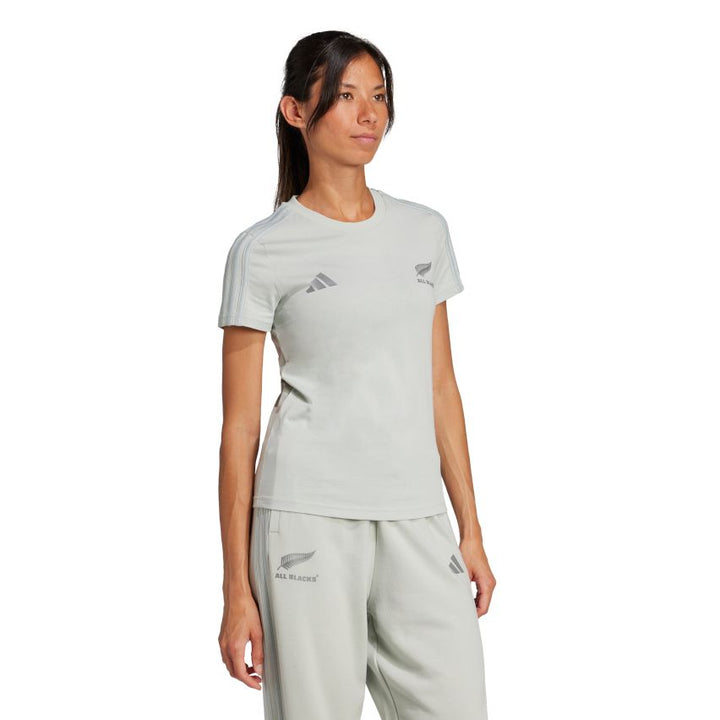 adidas All Blacks Women's Rugby T-shirt Silver