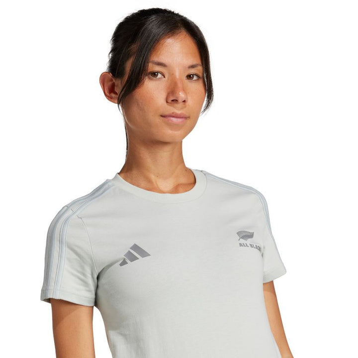 adidas All Blacks Women's Rugby T-shirt Silver