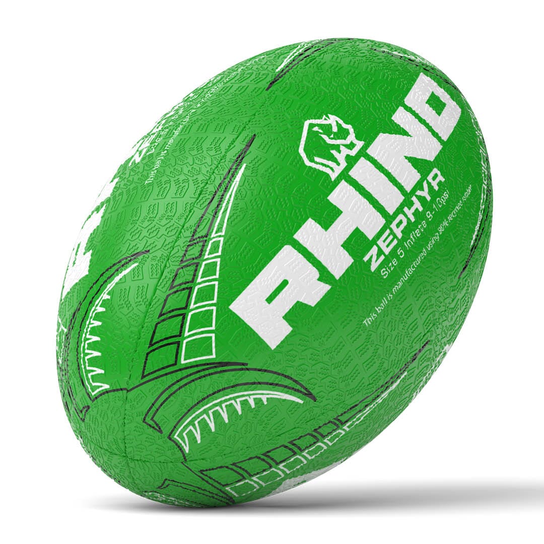 20x Zephyr Recycled Rugby Bal Maat 5