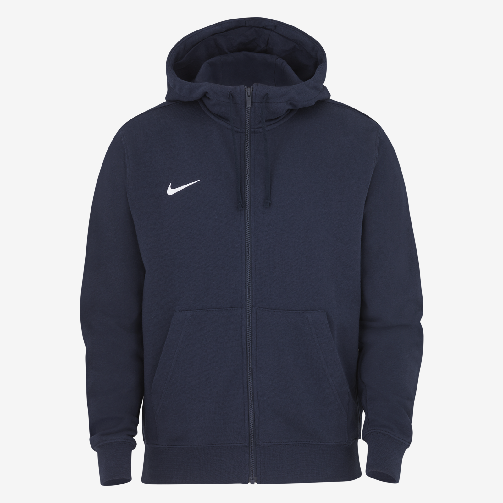 nike club full zip hoodie in navy