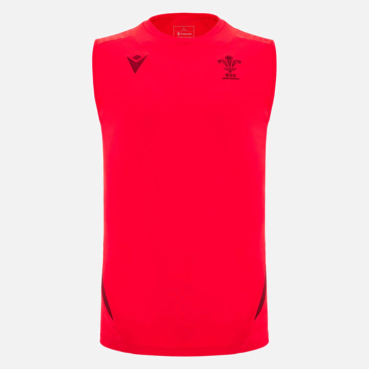 Macron Rugby Wales 2025/26 Red Training Singlet Men's