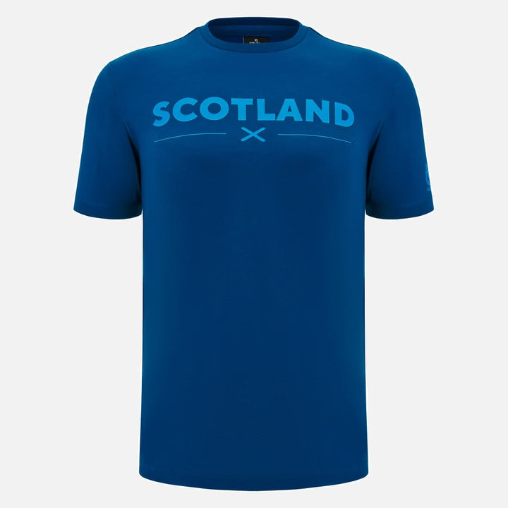 Macron Scotland Rugby 2024/25 Navy Leisure T-shirt Men