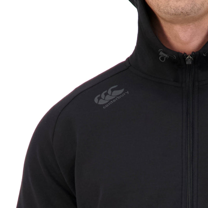 Canterbury Men’s Vapodri Full Zip Tempo Hoodie Black