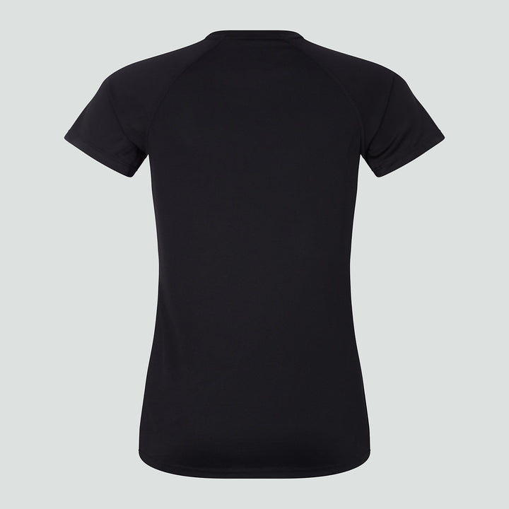 Women's Vapodri Super Light Tee Black/Grey