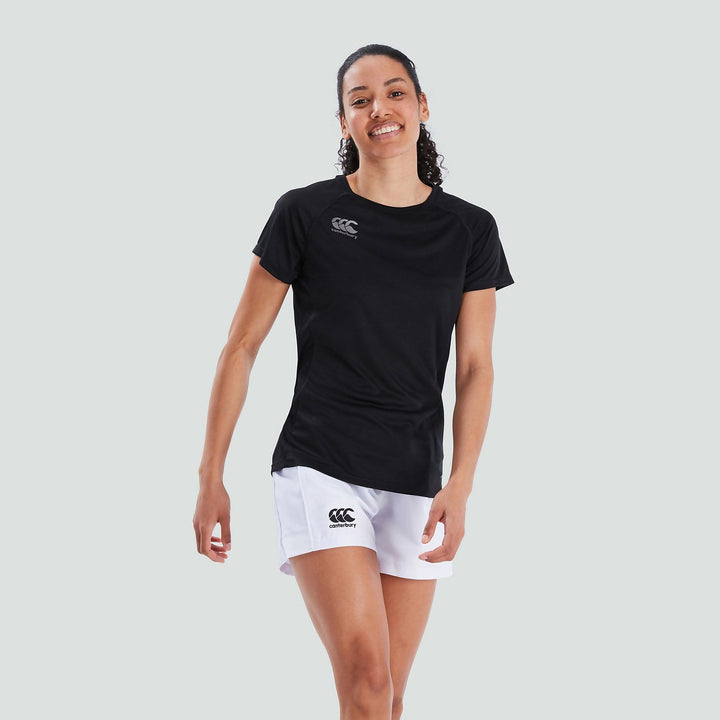 Women's Vapodri Super Light Tee Black/Grey