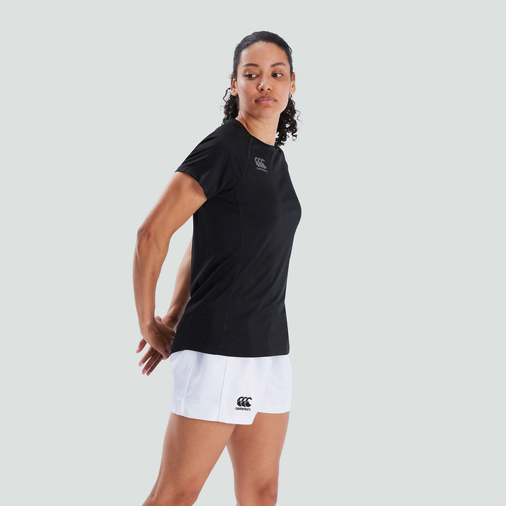 Women's Vapodri Super Light Tee Black/Grey
