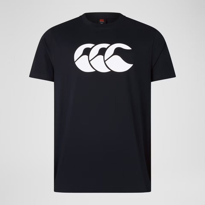 Canterbury CCC Organic Cotton Logo T-Shirt Men Black