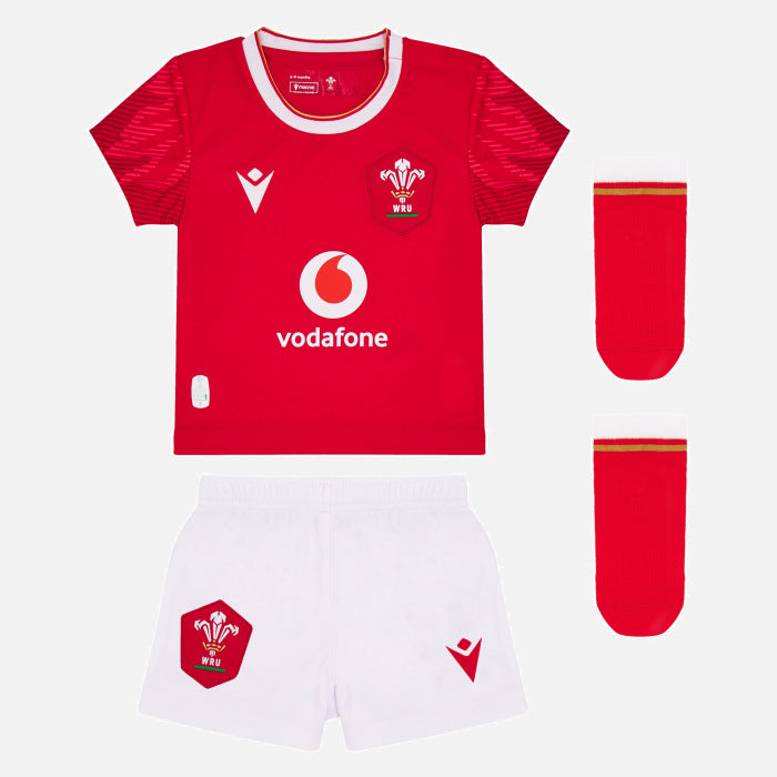 Macron Wales Rugby Replica Home Kit Baby