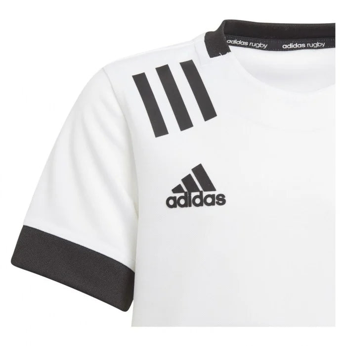 Adidas 3-Stripes Rugby Shirt Men White