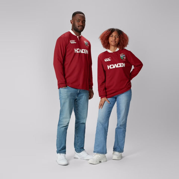 Canterbury British & Irish Lions Classic Long Sleeve Rugby Shirt Adult