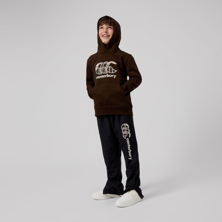 Canterbury Junior Unisex Uglies Hoodie Brown